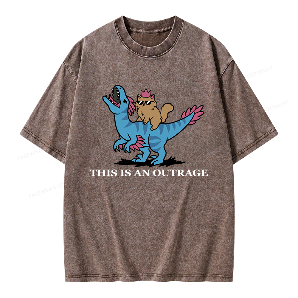 Pagewings Fantasy Book Reader Unisex Washed T-shirt