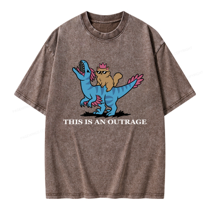 Pagewings Fantasy Book Reader Unisex Washed T-shirt