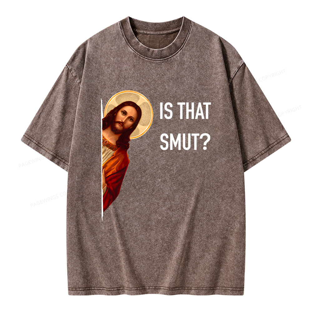 Pagewings Is That Smut Unisex Washed T-shirt
