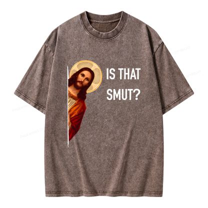 Pagewings Is That Smut Unisex Washed T-shirt