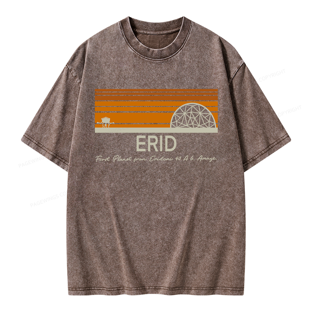 Pagewings Sci-Fi Bookish Unisex Washed T-shirt