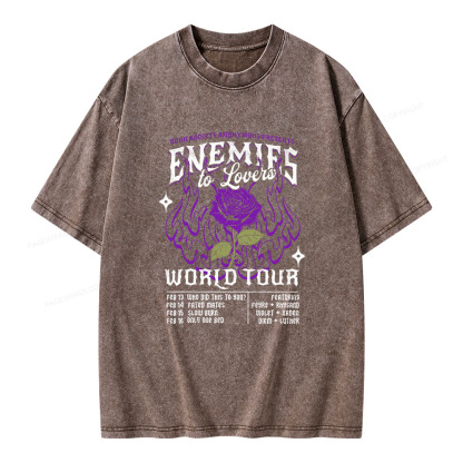 Pagewings Enemies To Lovers Comfort Colors Unisex Washed T-shirt