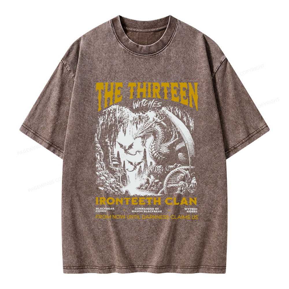 Pagewings The Thirteen Unisex Washed T-shirt