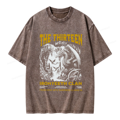 Pagewings The Thirteen Unisex Washed T-shirt