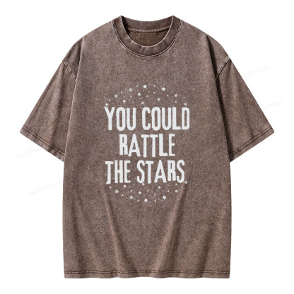 Pagewings You Could Rattle the Stars Unisex Washed T-shirt