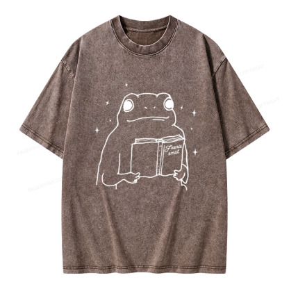 Pagewings Faerie Smut and Frogs Comfort Unisex Washed T-shirt