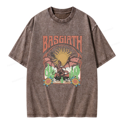 Pagewings Basgiath War College Dragon Rider Unisex Washed T-shirt