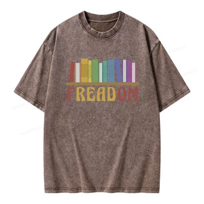 Pagewings Freadom Unisex Washed T-shirt