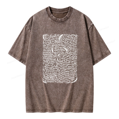 Pagewings Pride and Prejudice Unisex Washed T-shirt