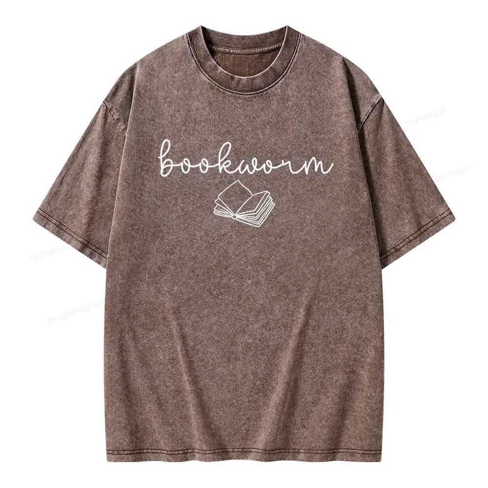 Pagewings Bookworm Unisex Washed T-shirt