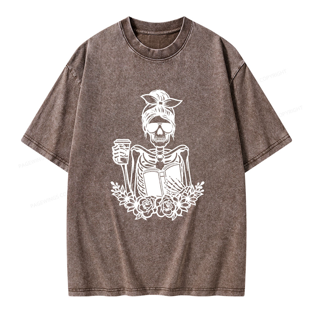 Pagewings Book Lover Unisex Washed T-shirt