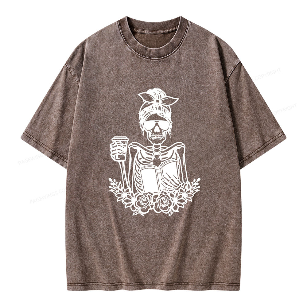 Pagewings Book Lover Unisex Washed T-shirt