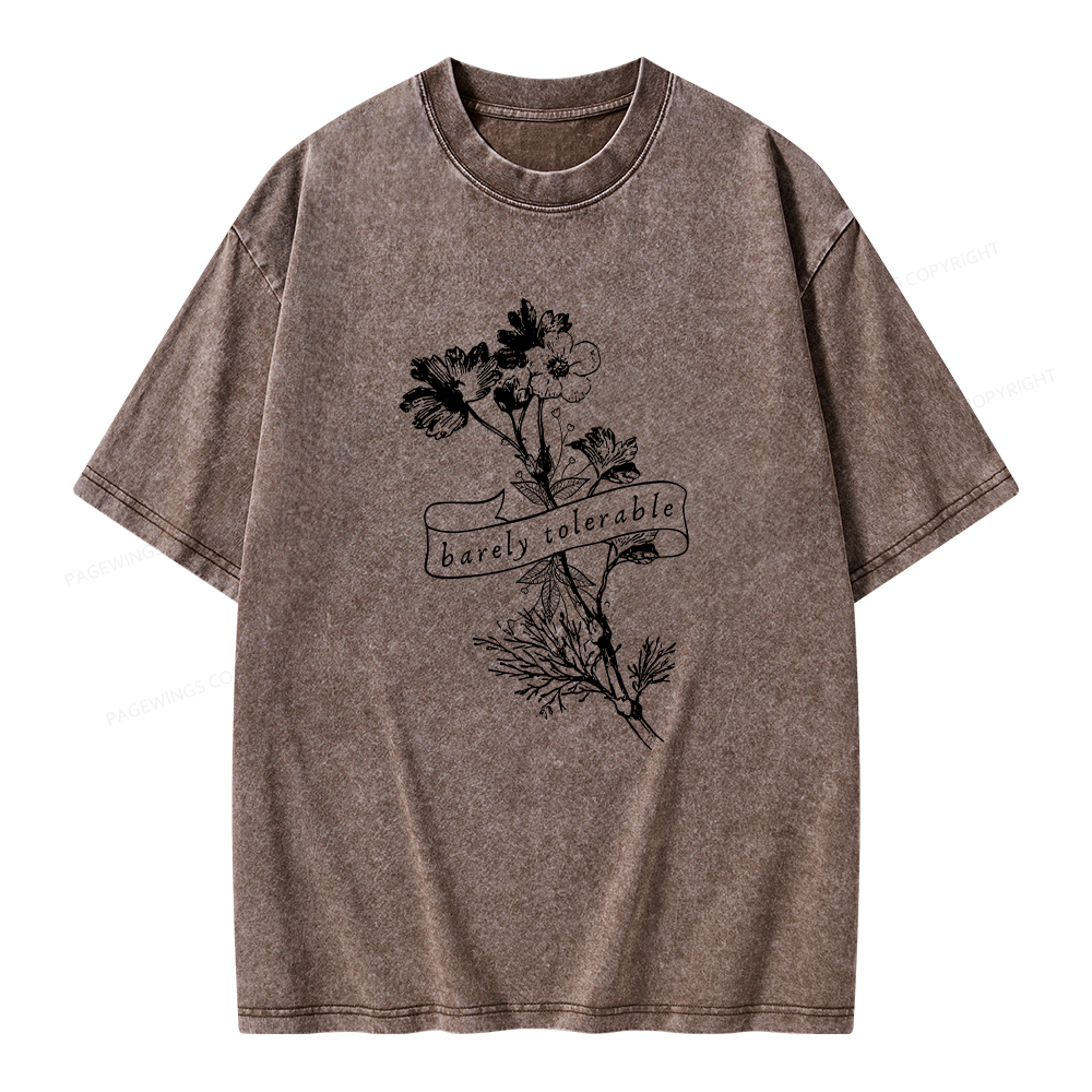 Pagewings Pride And Prejudice Jane Austen Unisex Washed T-shirt