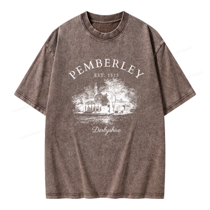 Pagewings Pride and Prejudice Unisex Washed T-shirt