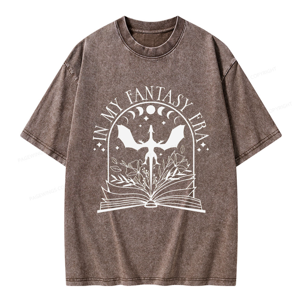 Pagewings In My Fantasy Era Unisex Washed T-shirt