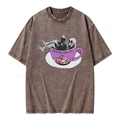 Pagewings Suriel Tea Co Unisex Washed T-shirt