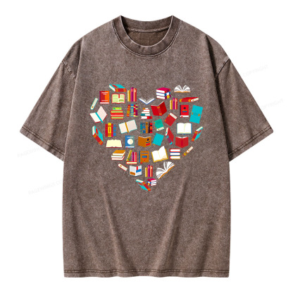 Pagewings Book Lover Unisex Washed T-shirt