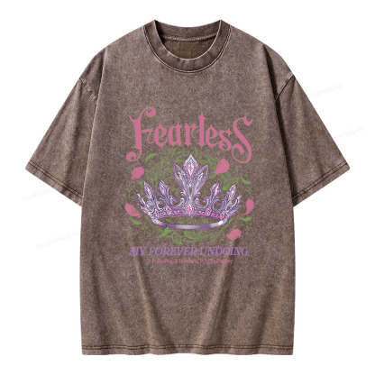 Pagewings Fearless Bookish Unisex Washed T-shirt