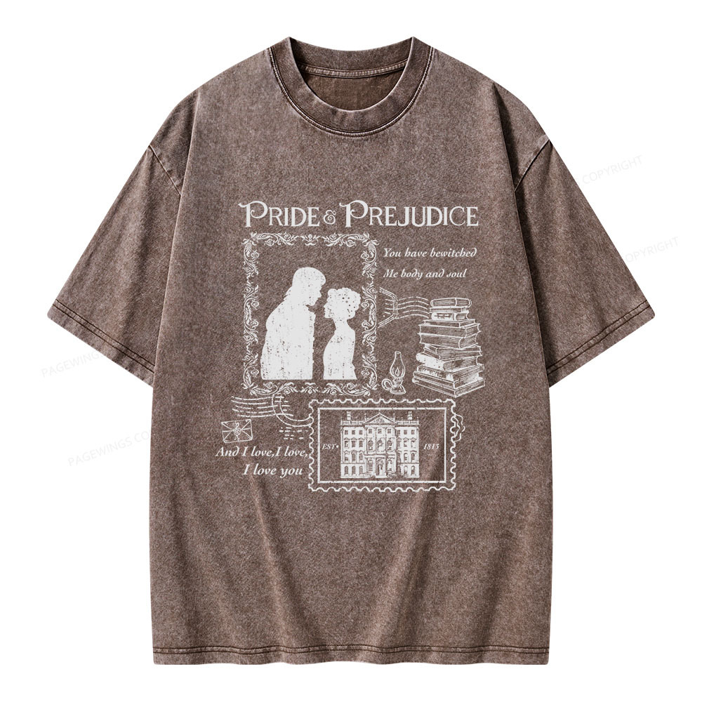 Pagewings And I Love I Love I Love you Unisex Washed T-shirt