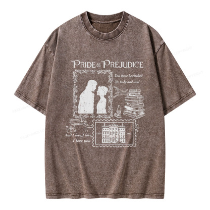 Pagewings And I Love I Love I Love you Unisex Washed T-shirt