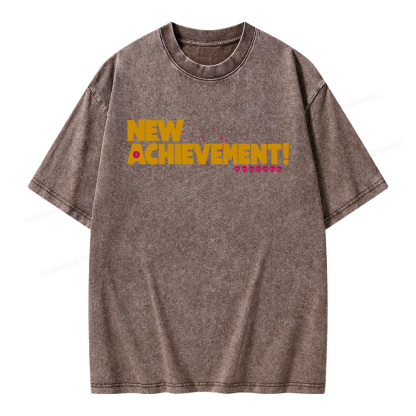 Pagewings New Achievement Unisex Washed T-shirt