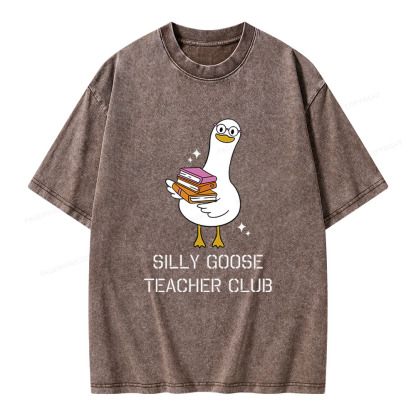 Pagewings Silly Goose Unisex Washed T-shirt