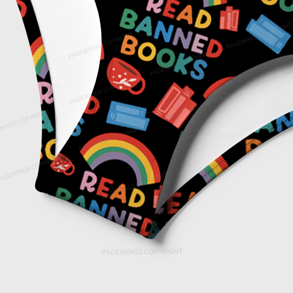 Pagewings Read Banned Books One-Piece Swimsuit 