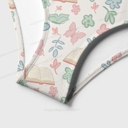 Pagewings Read More Books One-Piece Swimsuit 