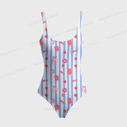 Pagewings Bookish Summer One-Piece Swimsuit 