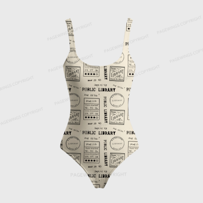 Pagewings From The Library One-Piece Swimsuit 