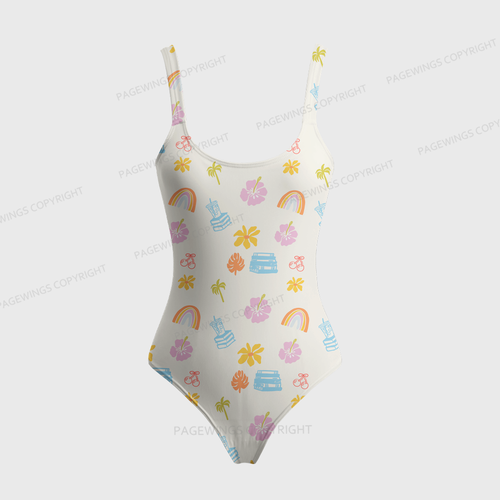 Pagewings Books Lover One-Piece Swimsuit