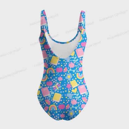 Pagewings Bookish Summer One-Piece Swimsuit 