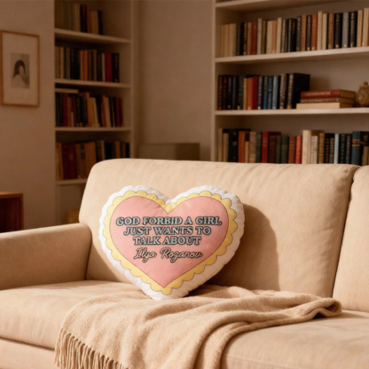 Pagewings Romantic Books Shaped Throw Pillow