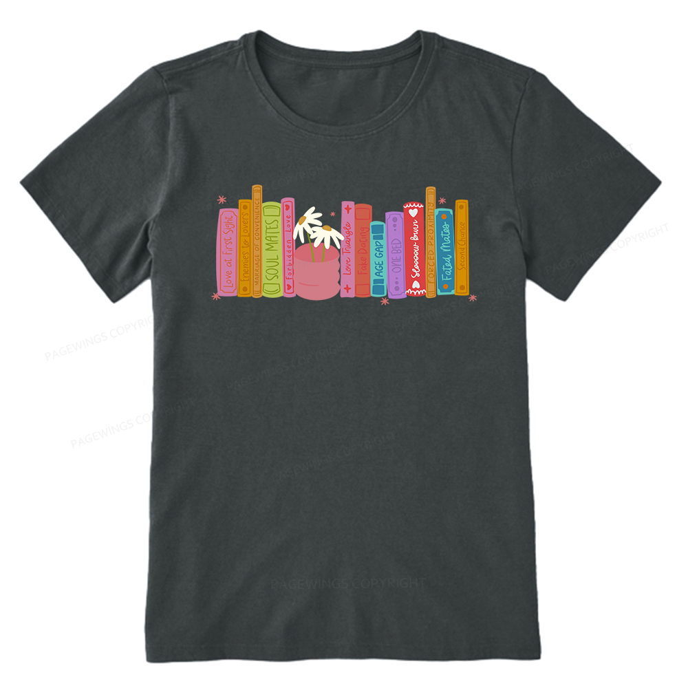 Pagewings Romance Book Tropes Unisex Classic T-shirt