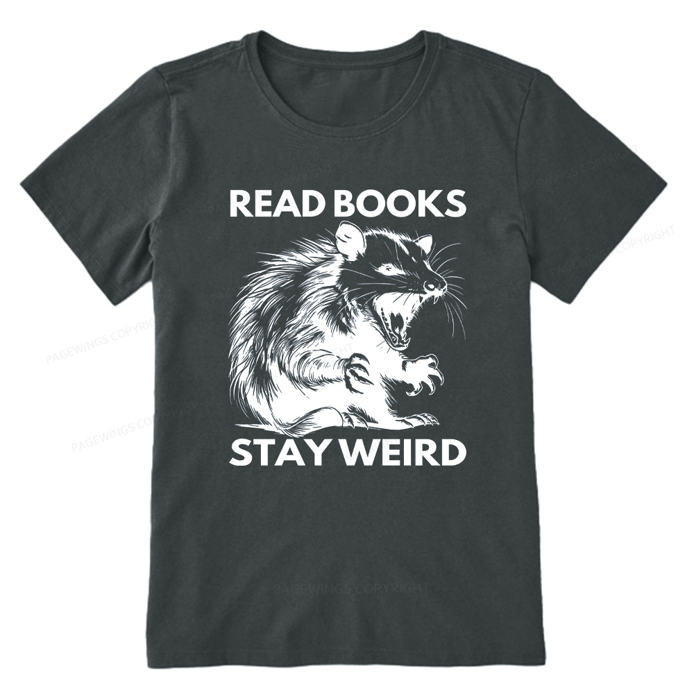 Pagewings Read Books Stay Weird Unisex Classic T-shirt