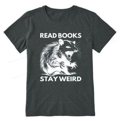 Pagewings Read Books Stay Weird Unisex Classic T-shirt