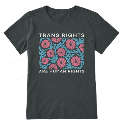 Pagewings Trans Rights Are Human Rights Unisex Classic T-shirt