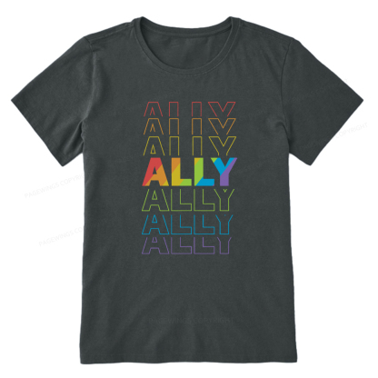 Pagewings LGBTQ Ally Unisex Classic T-shirt