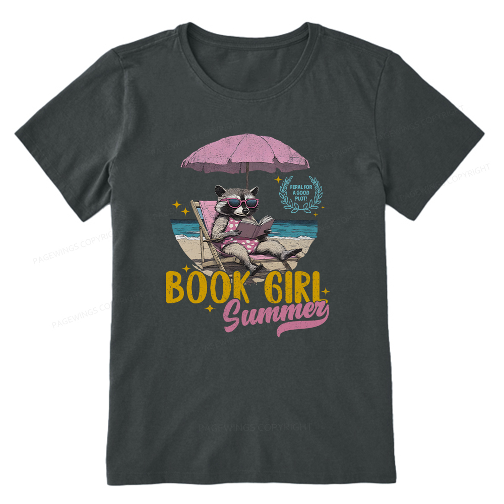 Pagewings Book Girl Summer Unisex Classic T-shirt