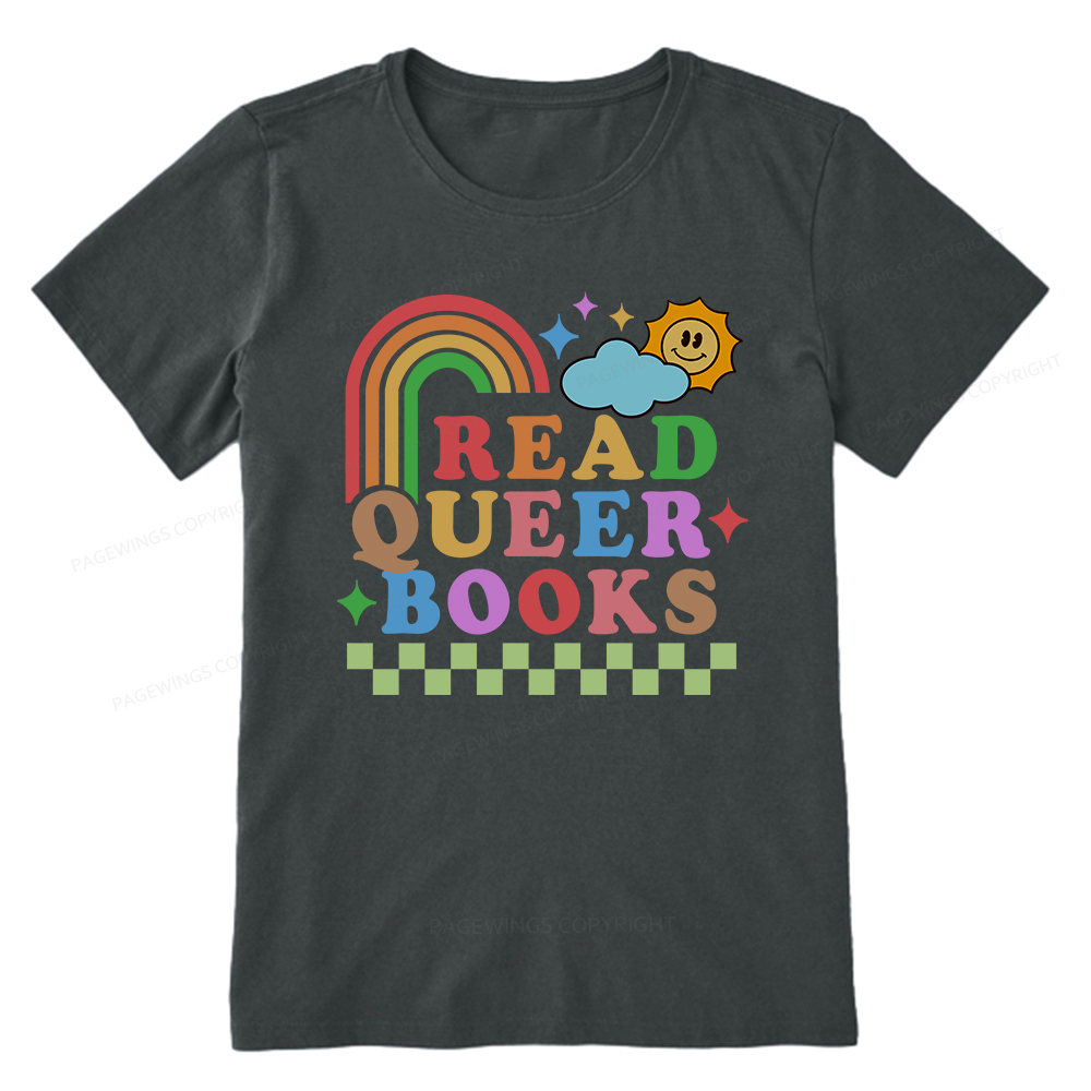 Pagewings Read Queer Books Unisex Classic T-shirt