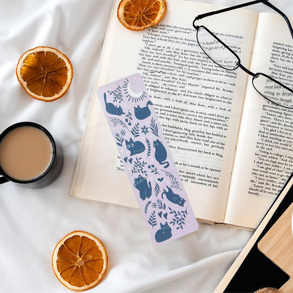 Pagewings Bookish Gift Cat Bookmark
