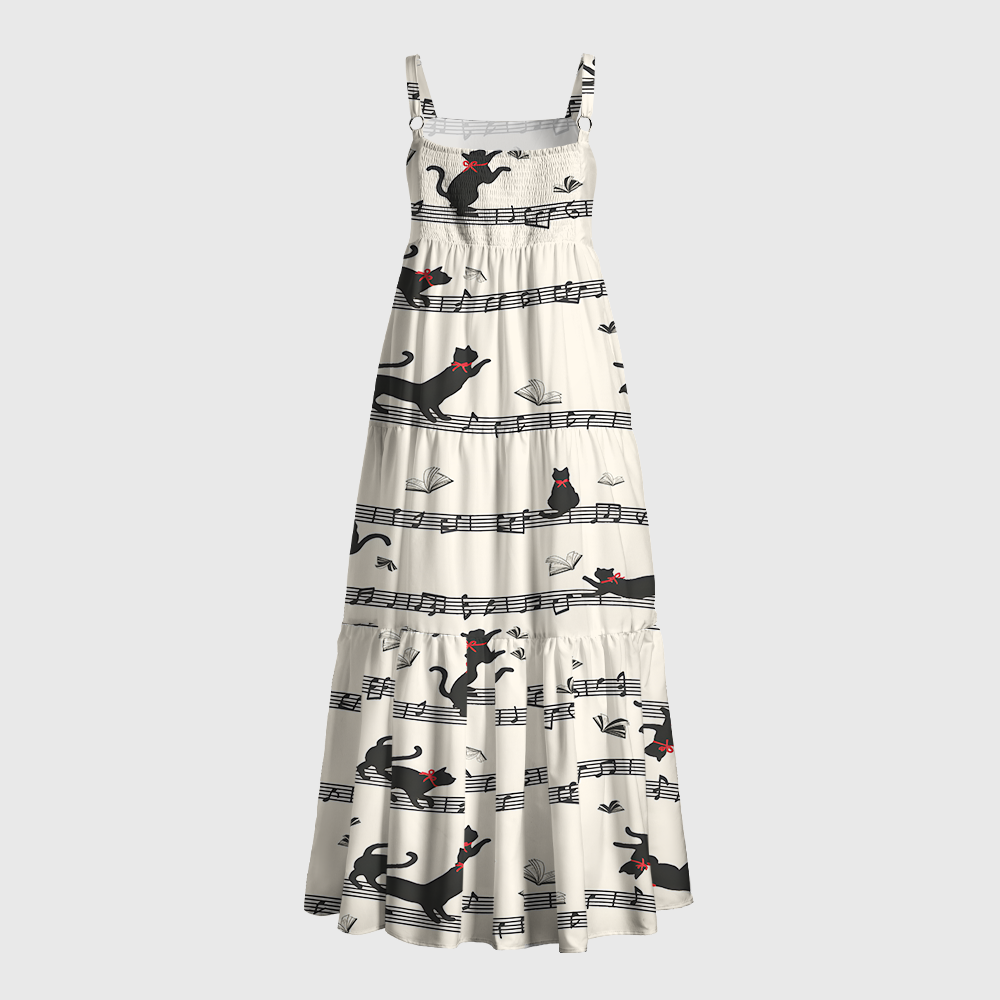 Pagewings Cats Read Books Maxi Dress