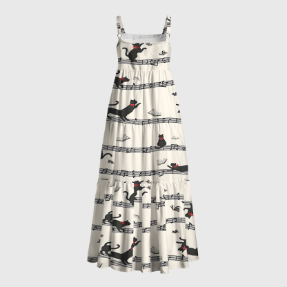 Pagewings Cats Read Books Maxi Dress