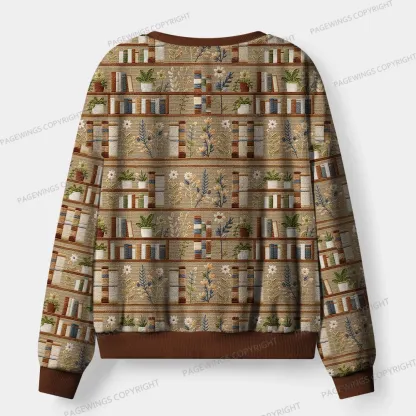 Pagewings Cozy Reading Unisex Flannel Pajama Set