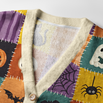 Pagewings Ghosts Love Reading Light Knit Unisex Cardigan Sweaters