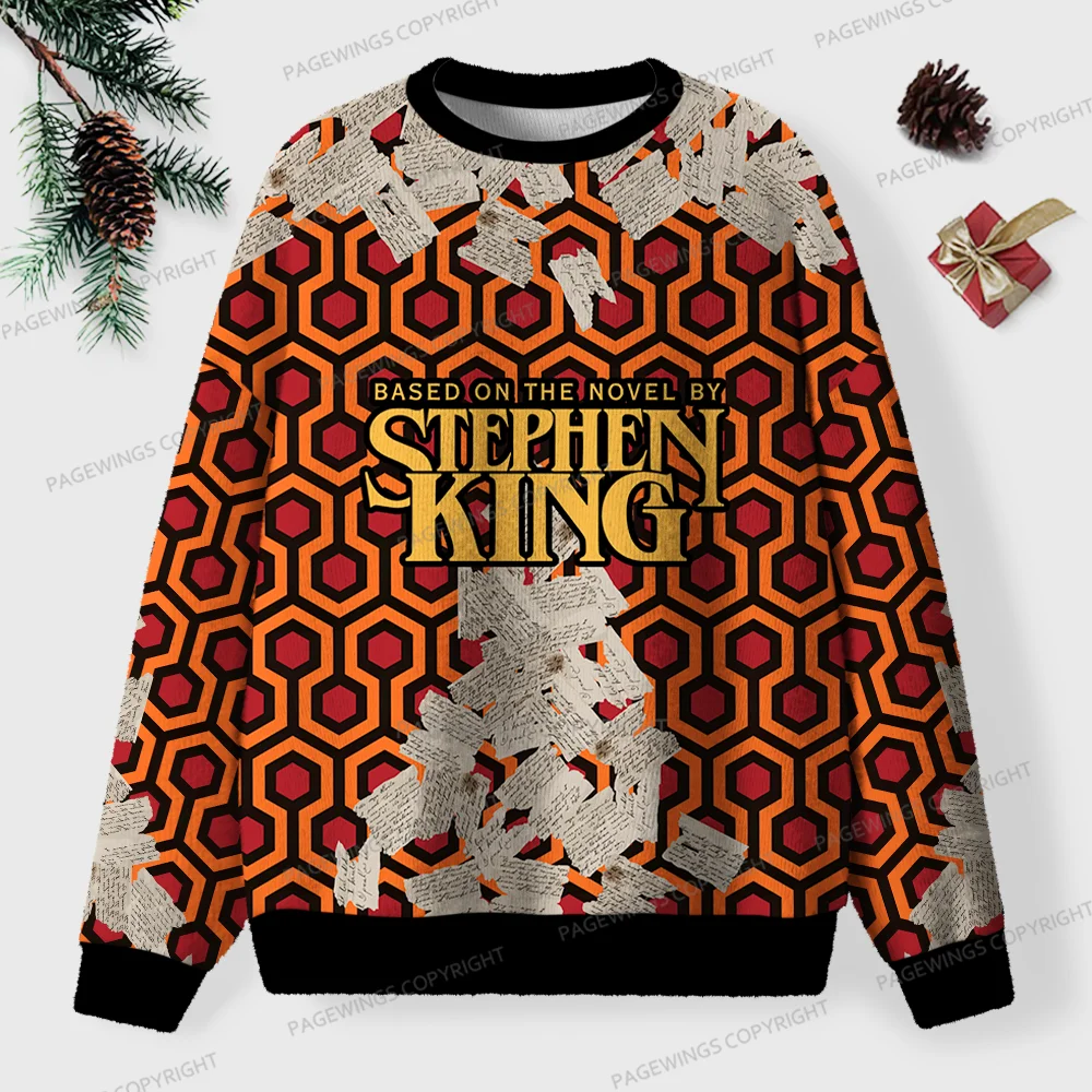 Pagewings Based On The Novel By Stephen King Unisex Ugly Knit Sweatshirt