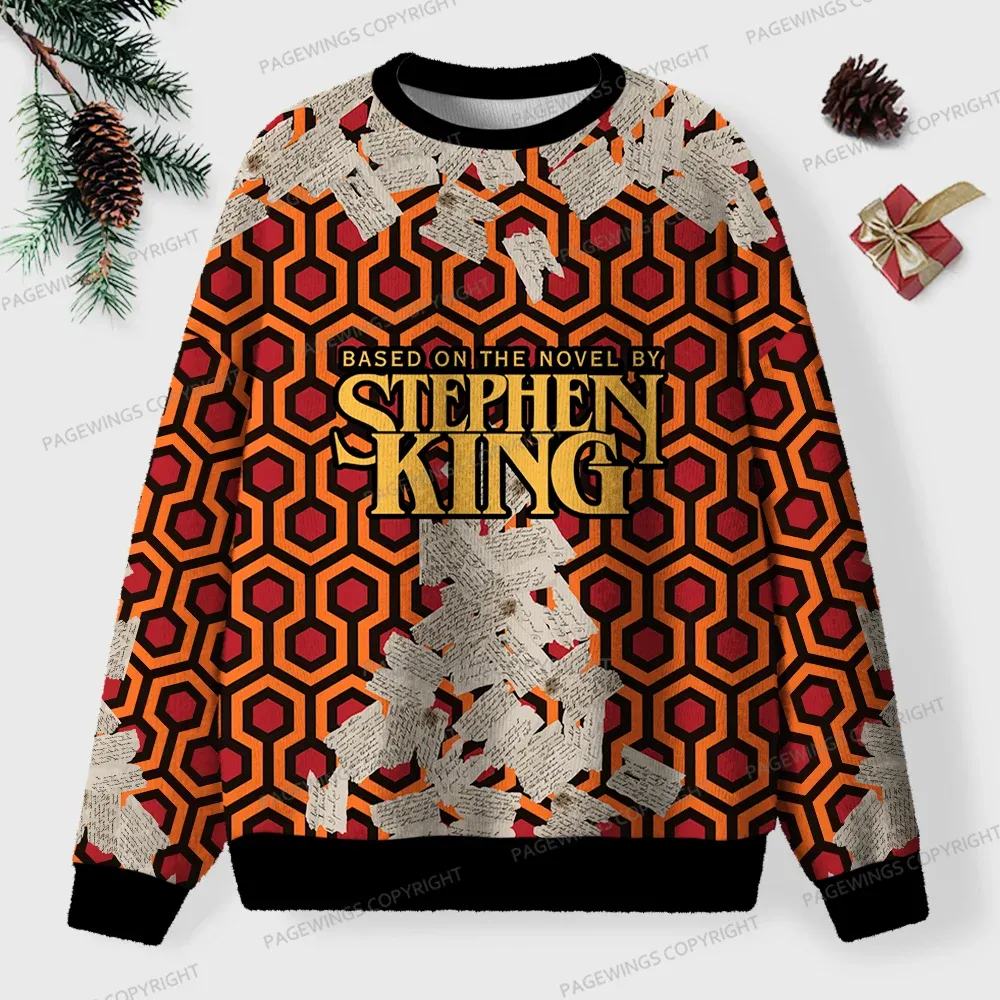 Pagewings Based On The Novel By Stephen King Unisex Ugly Knit Sweatshirt