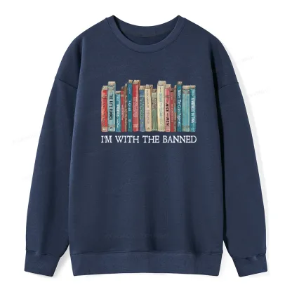 Pagewings I'm With The Banned Unisex Classic Sweatshirt