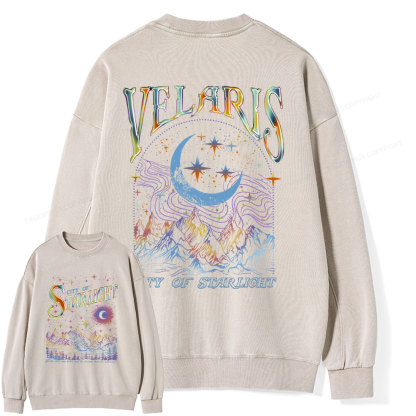Pagewings Velaris City Of Starlight ACOTAR Two-Sided Unisex Washed Sweatshirt