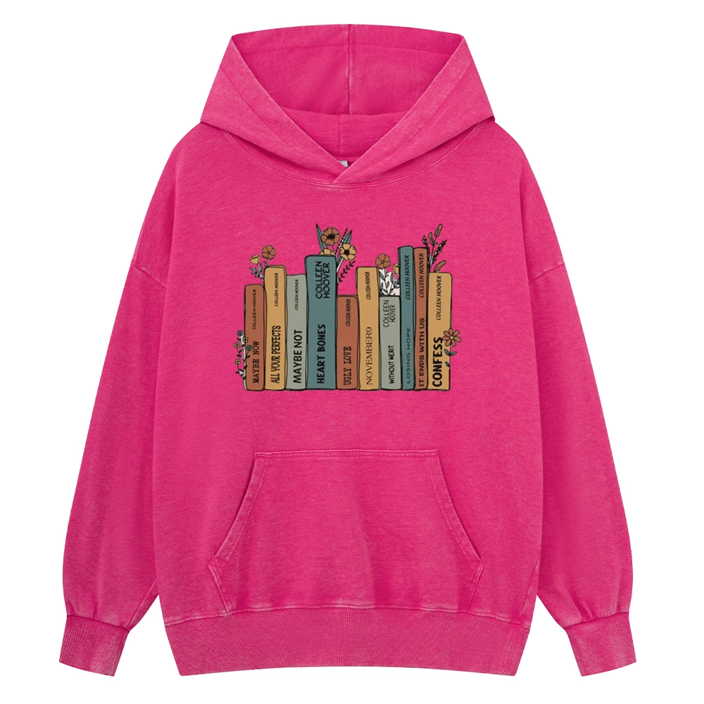 Pagewings It Ends With Us CoHo Unisex Washed Hoodie